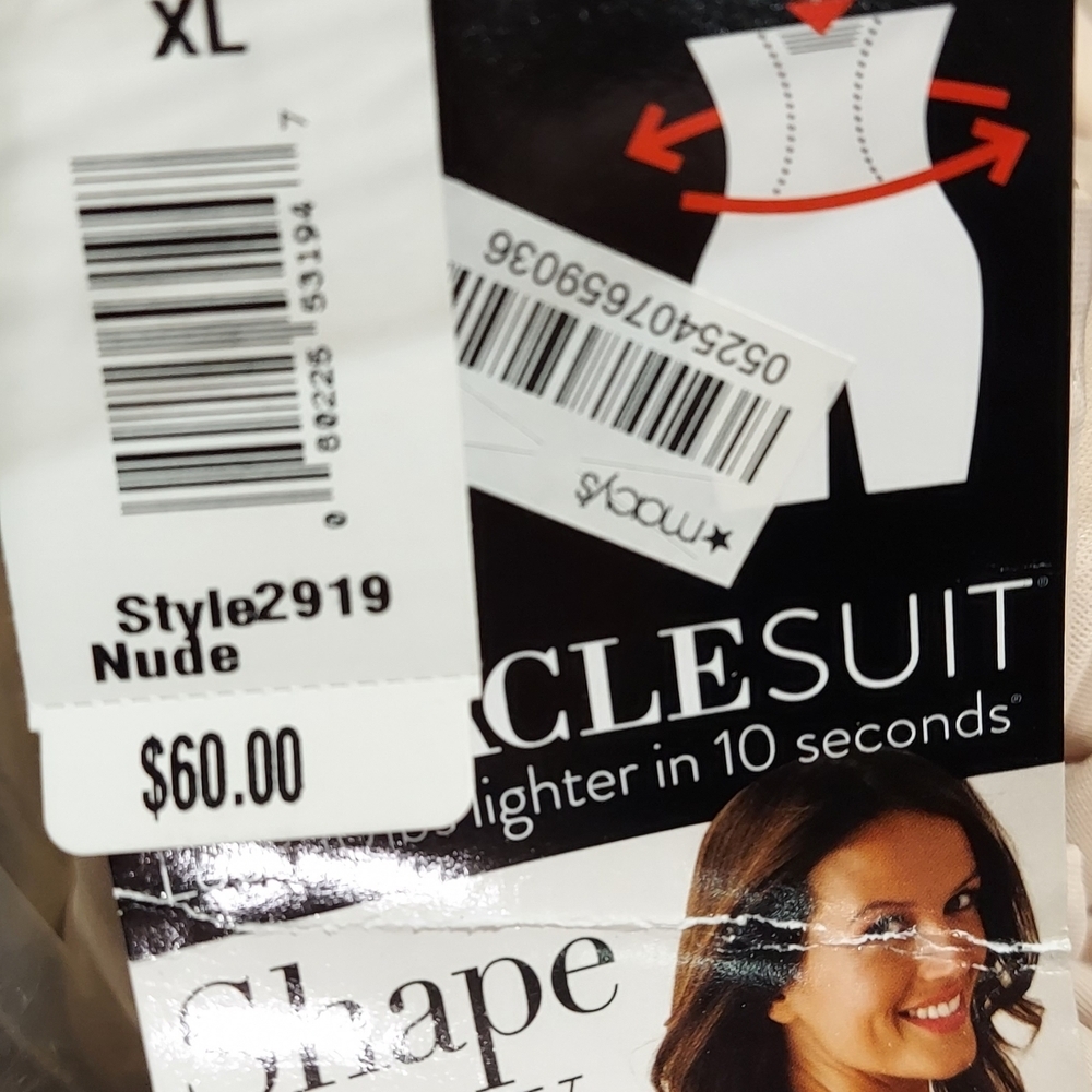 NWT Women's NUDE Miraclesuit High-Waisted Shapewear Shorts ~sz XL - Picture 8 of 8